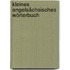 Kleines angelsächsisches Wörterbuch