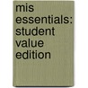 Mis Essentials: Student Value Edition door David M. Kroenke