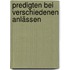 Predigten bei verschiedenen Anlässen