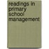 Readings In Primary School Management