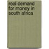 Real Demand for Money in South Africa