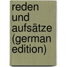 Reden Und Aufsätze  (German Edition) by Johann Ludwig Döderlein