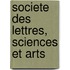 Societe Des Lettres, Sciences Et Arts