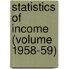 Statistics of Income (Volume 1958-59) door United States Internal Division