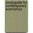 Studyguide for Contemporary Economics