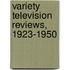 Variety Television Reviews, 1923-1950