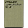 Washington Representatives: Fall 2011 door Columbia Books
