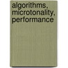 Algorithms, Microtonality, Performance door Warren Burt