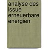 Analyse des Issue Erneuerbare Energien door Michael Mieß