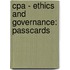 Cpa - Ethics And Governance: Passcards