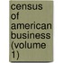 Census of American Business (Volume 1)