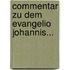 Commentar Zu Dem Evangelio Johannis...