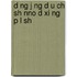 D Ng J Ng D U Ch Sh Nno D Xi Ng P L Sh