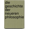 Die Geschichte Der Neueren Philosophie door Windelband Wilhelm