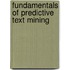 Fundamentals of Predictive Text Mining