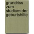 Grundriss Zum Studium Der Geburtshilfe