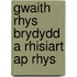 Gwaith Rhys Brydydd a Rhisiart Ap Rhys