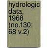 Hydrologic Data, 1968 (No.130: 68 V.2) door California Dept of Water Resources
