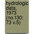 Hydrologic Data, 1973 (No.130: 73 V.5)