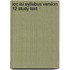 Ioc Isi Syllabus Version 12 Study Text