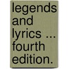 Legends and Lyrics ... Fourth edition. door Adelaide A. Procter