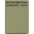 Lernfoerderlicher Unterricht - Teil Ii