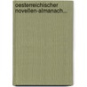 Oesterreichischer Novellen-Almanach... by Andreas Schumacher