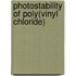 Photostability Of Poly(vinyl Chloride)