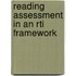 Reading Assessment In An Rti Framework