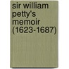 Sir William Petty's Memoir (1623-1687) door SeÃ¡N. Lang