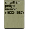 Sir William Petty's Memoir (1623-1687) by SeÃ¡N. Lang