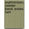 Sophronizon, zweiter Band, erstes Heft door Heinrich Eberhard G. Paulus