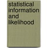 Statistical Information and Likelihood door D. Basu