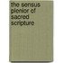 The Sensus Plenior of Sacred Scripture
