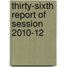 Thirty-sixth Report of Session 2010-12 door Great Britain: Parliament: Joint Committee on Statutory Instruments