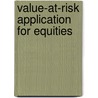 Value-at-Risk application for equities by Dmitry Minashkin