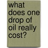 What does One Drop of Oil Really Cost? door Helena Dübeck