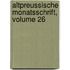 Altpreussische Monatsschrift, Volume 26