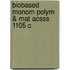 Biobased Monom Polym & Mat Acsss 1105 C