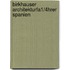 Birkhauser Architekturfa1/4hrer Spanien
