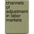 Channels of Adjustment in Labor Markets