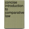 Concise Introduction to Comparative Law door Michael Bogdan