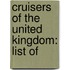 Cruisers of the United Kingdom: List Of