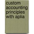 Custom Accounting Principles with Aplia