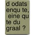 D Odats Enqu Te,  Eine Qu Te Du Graal ?