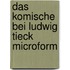 Das Komische bei Ludwig Tieck microform