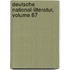 Deutsche National-litteratur, Volume 87