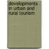 Developments In Urban And Rural Tourism