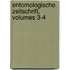 Entomologische Zeitschrift, Volumes 3-4