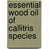 Essential wood oil of Callitris species door Angela Oprava